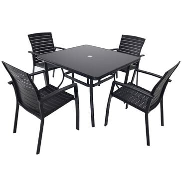 Redline 5-Piece Dining Set in Black, , large