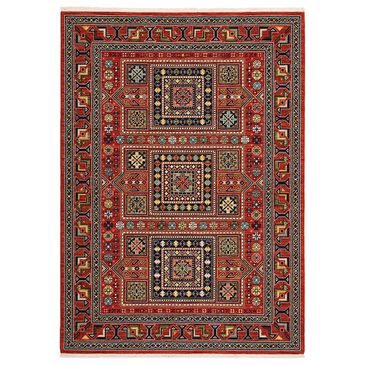 Oriental Weavers Lilihan Geometric 002C6 7"10" x 10"10" Red Area Rug, , large
