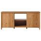 Walker Edison Flynn Scandinavian 58" TV Stand in English Oak, , large