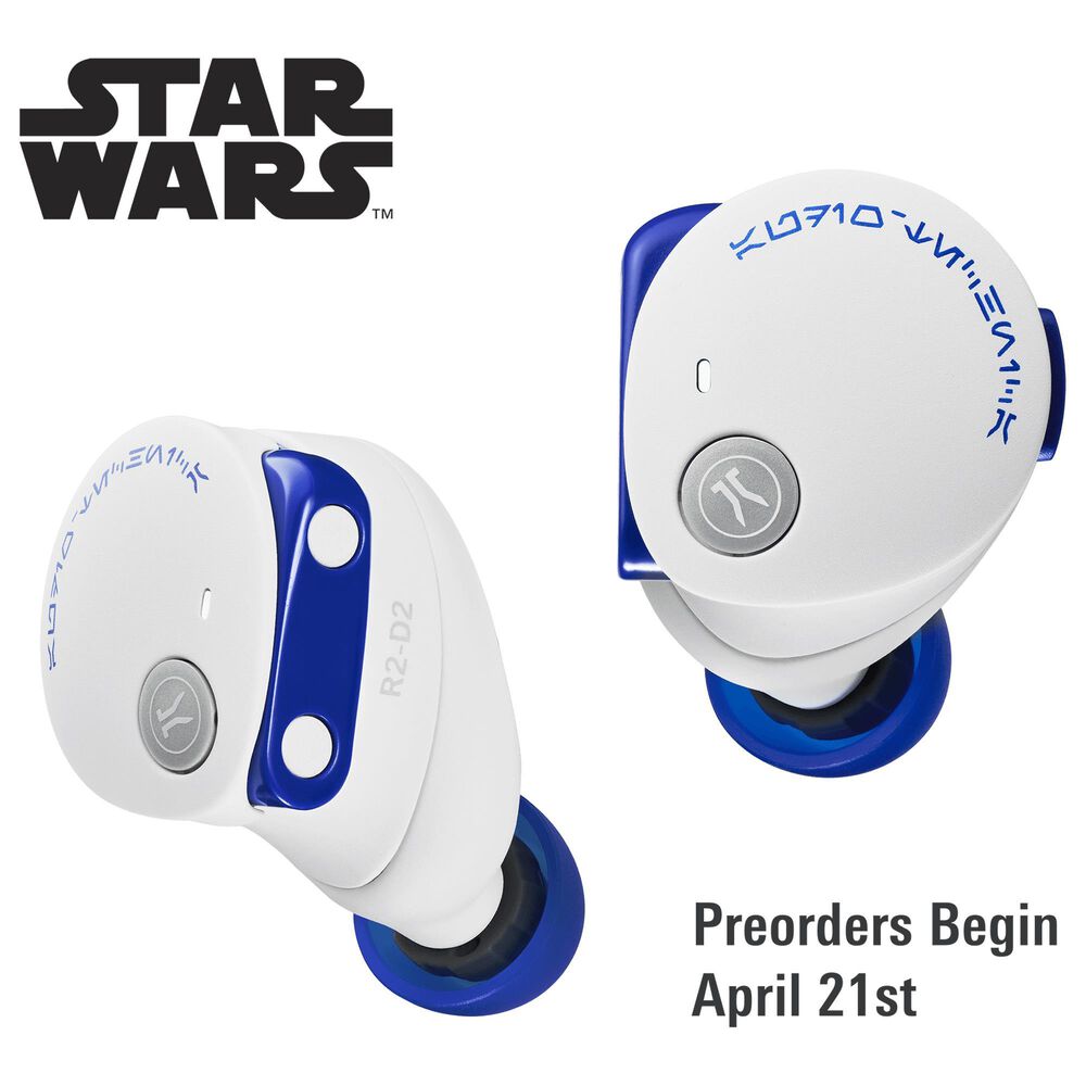 Audio-Technica R2-D2 Limited-Edition True Wireless Earbuds in White and Blue, , large