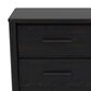 Riverside Furniture Calhoun Ebony 2 Drawer Nightstand in Whiskey Oak, , large