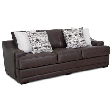 Moore Furniture Prescott Stationary Sofa in Duvall Coffee, , large