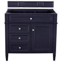 James Martin Brittany Single Vanity Cabinet in Victory Blue