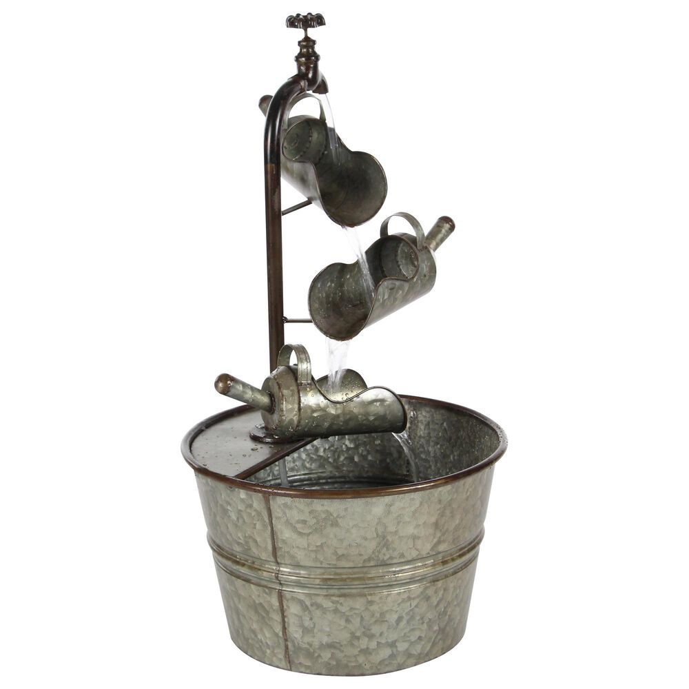 Maple and Jade 28" Farmhouse Fountain in Gray, , large