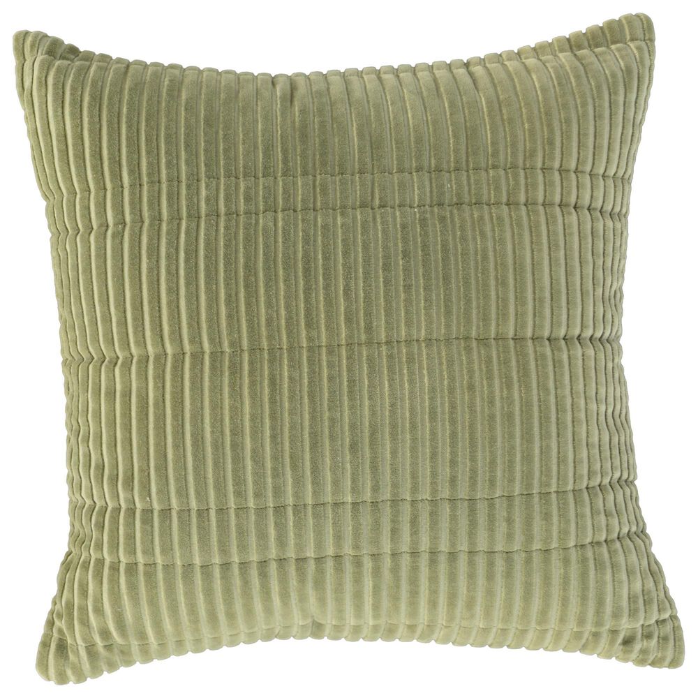 RIZZY 18" Square Throw Pillow in Green, , large