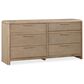 Urban Home Furano 6-Drawer Dresser in Ginger, , large