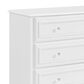 Oxford Baby Briella 3-Drawer Dresser in White, , large