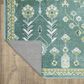ROW by Oriental Weavers Addison Green and Teal 9"10" x 12" Area Rug, , large