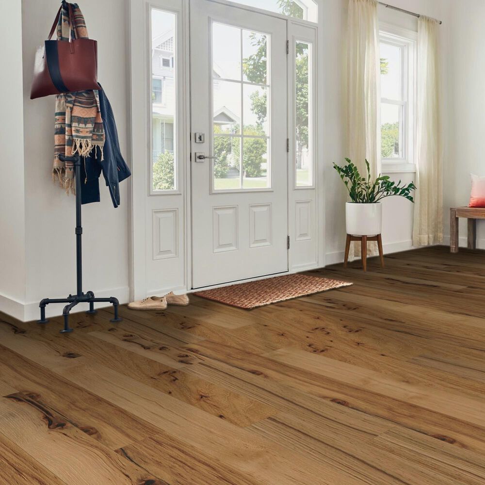Hartco TimberBrushed Gold Deep Etched Natural Hickory Engineered Hardwood, , large