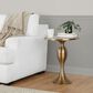 Lumisource Ashland 24" Side Table in Matte Golden Bronze, , large