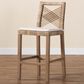 Baxton Studio Poltak Counter Stool in Grey Natural, , large