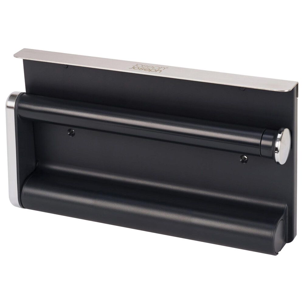 Joseph Joseph RollGrip Under-Shelf Kitchen Roll Holder in Stainless Steel, , large