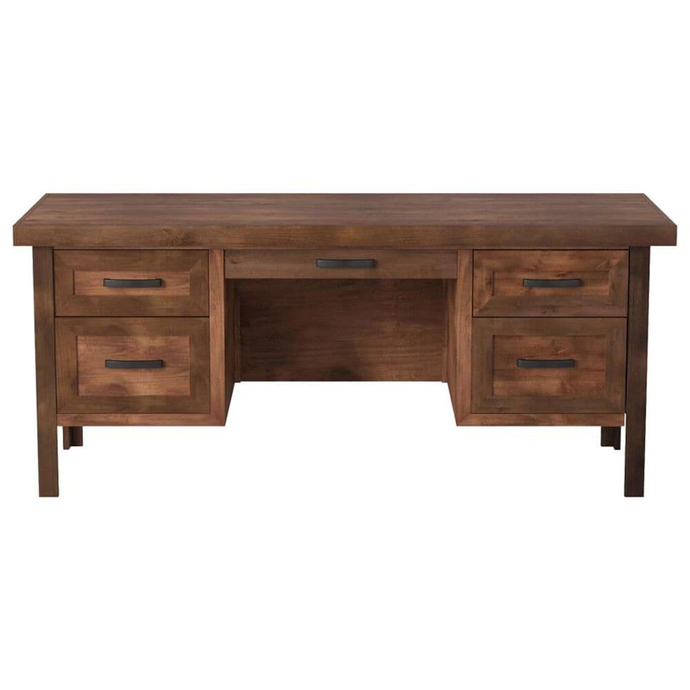 Legends Home Sausalito Executive Desk in Whiskey, , large
