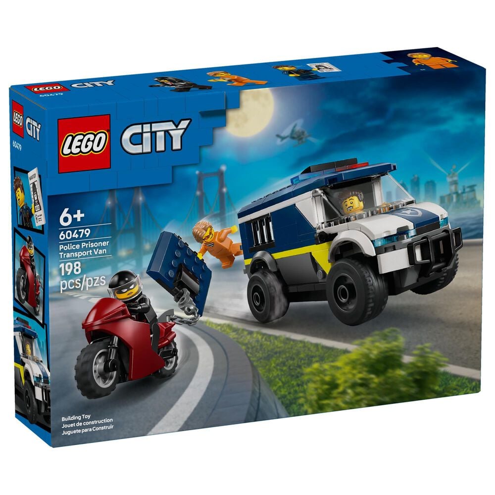 LEGO City Police Prisoner Transport Van Building Set, , large