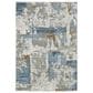 Oriental Weavers Easton Abstract Chaos 2"3" x 7"6" Grey Runner, , large
