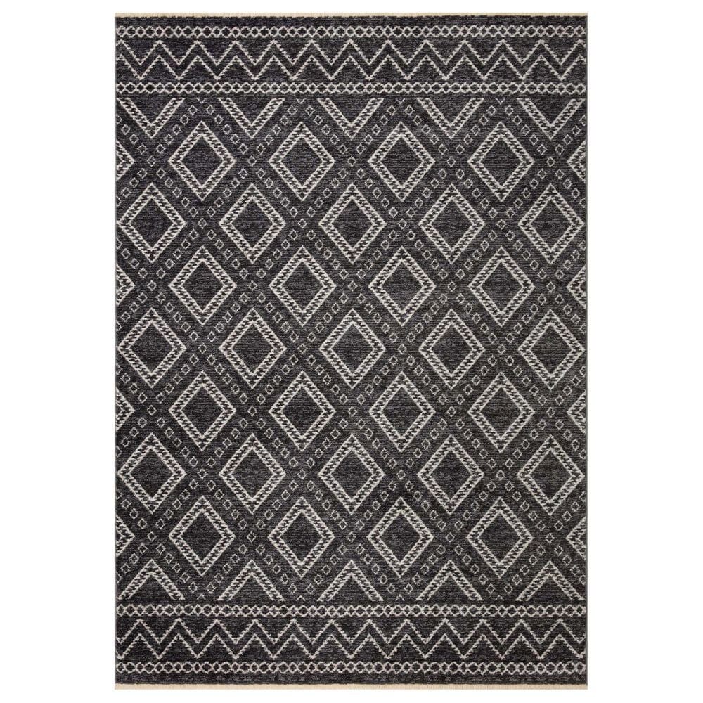 Loloi II Vance VAN-05 2"3" x 3"10" Charcoal and Dove Area Rug, , large