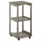HOMLUX 2-Tier Tall End Table in French Oak, , large