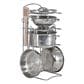Melissa & Doug Kids Pots and Pans Play Set in Stainless Steel, , large