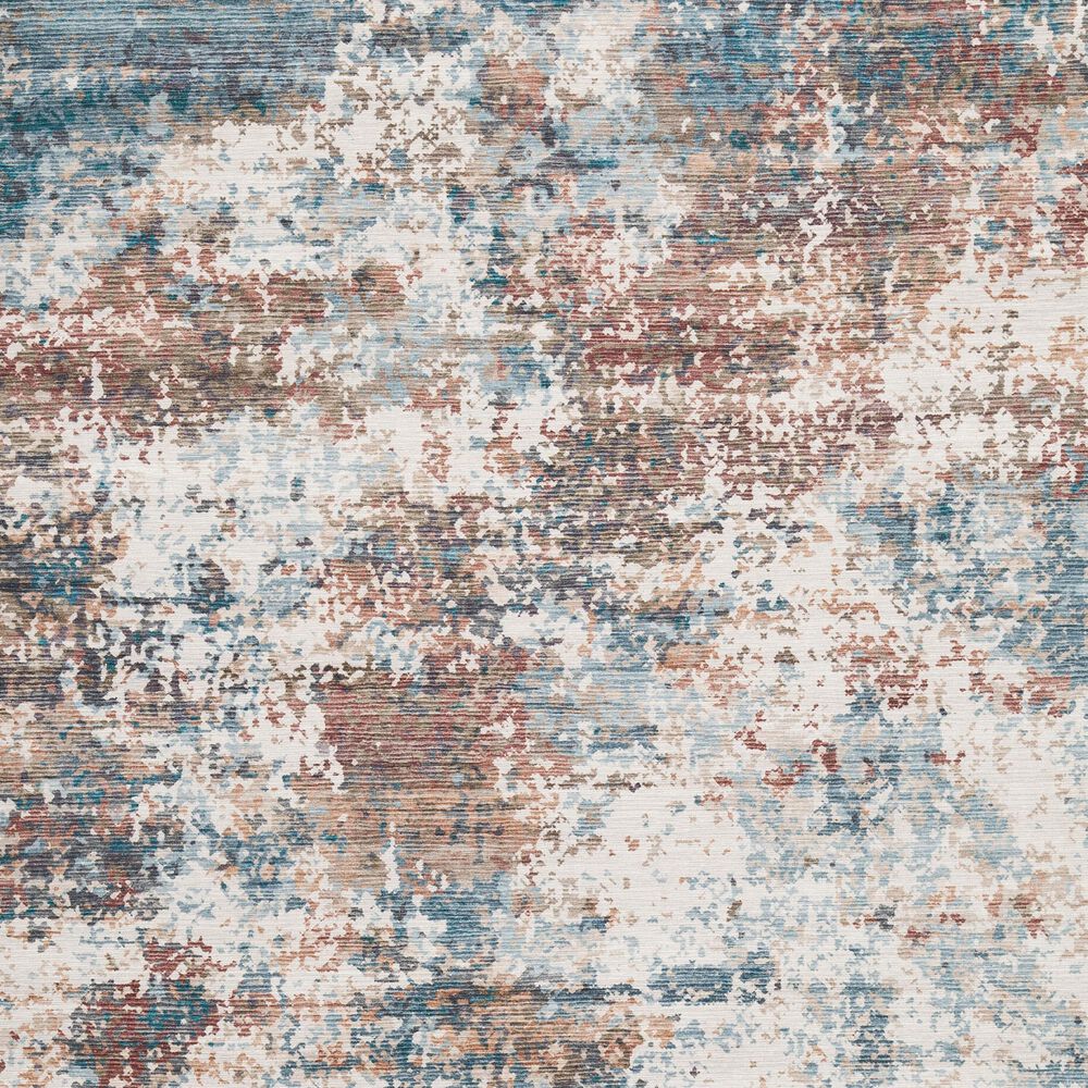 Ashley Willbertal 5&#39;2&quot; x 7&#39; Beige, Teal, Blue, Orange and Rust Area Rug, , large