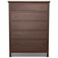 Archbold Furniture Heritage 5 Drawer Wide Chest in Brown Mahogany, , large