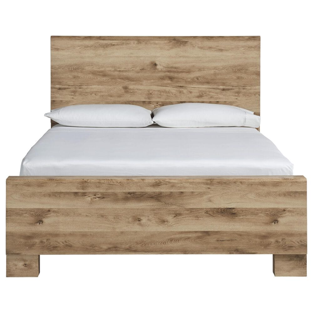 Ashley Hyanna 3-Piece Queen Bedroom Set in Golden Rustic, , large
