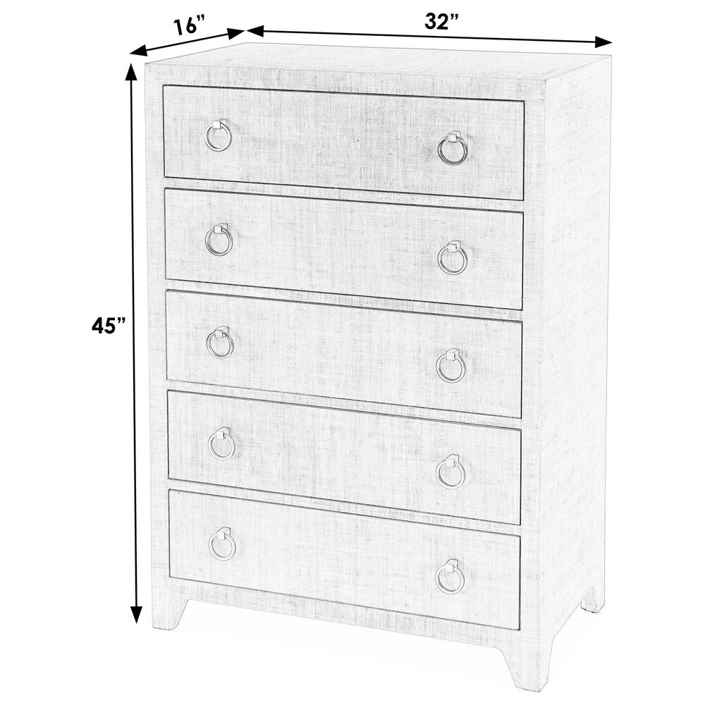 Butler Specialty Company Bar Harbor 6-Drawer Dresser in Natural Raffia, , large