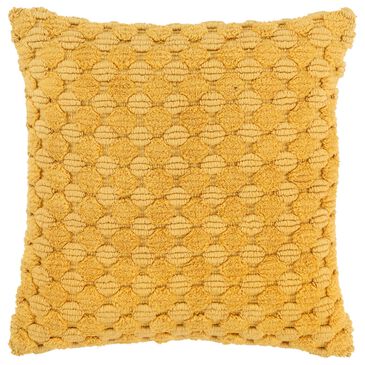 Rizzy Home 20" x 20" Transitional Down Filled Throw Pillow in Yellow, , large