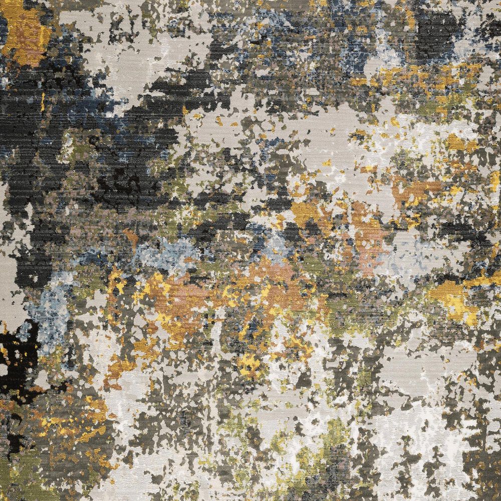 Oriental Weavers Caravan Abstract Painted 7&#39;10&quot; x 10&#39;10&quot; Multicolor Area Rug, , large
