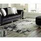 Ashley Zekeman 7"10" x 10" Black, Cream and Gray Area Rug, , large