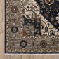 Oriental Weavers Eliana Brown and Blue 9"10" x 12"10" Area Rug, , large