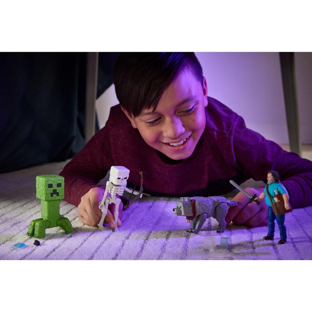 Minecraft A Minecraft Movie - 4&quot; Creeper Action Figure in Multicolor, , large