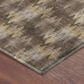 Dalyn Rug Company Soft Essentials Chevron Chocolate 2"3" x 7"6" Runner, , large