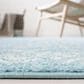 Safavieh Tulum TUL268K 3" x 5" Turquoise and Ivory Area Rug, , large