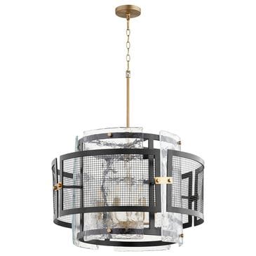 Cyan Panorama 6-Light Chandelier in Aged Brass, , large