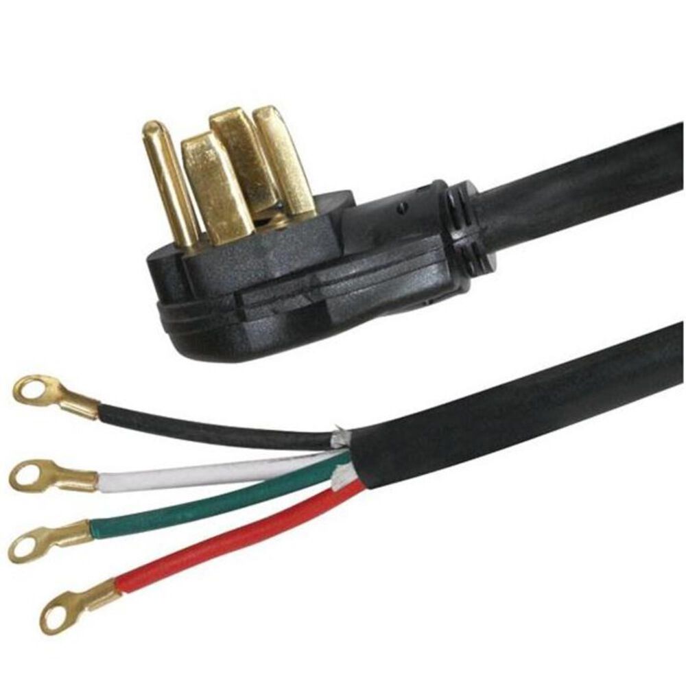 Electric Dryer Duct Kit with 4-Wire 30-Amp 6ft Cord, , large