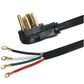 Electric Dryer Duct Kit with 4-Wire 30-Amp 6ft Cord, , large