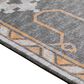 Dalyn Rug Company Sedona Oriental 2"3" x 7"6" Charcoal Indoor/Outdoor Area Performance Rug, , large