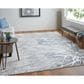Feizy Astra 10" x 13"2" Gray and Silver Area Rug, , large