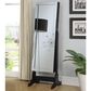 Pacific Landing Contemporary Jewelry Cheval Storage Mirror in Black, , large