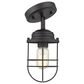 Golden Lighting Seaport Semi-Flush in Matte Black, , large