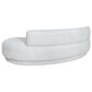 Blue River Oakland Stationary 3-Seater Sofa in Ivory Velvet, , large