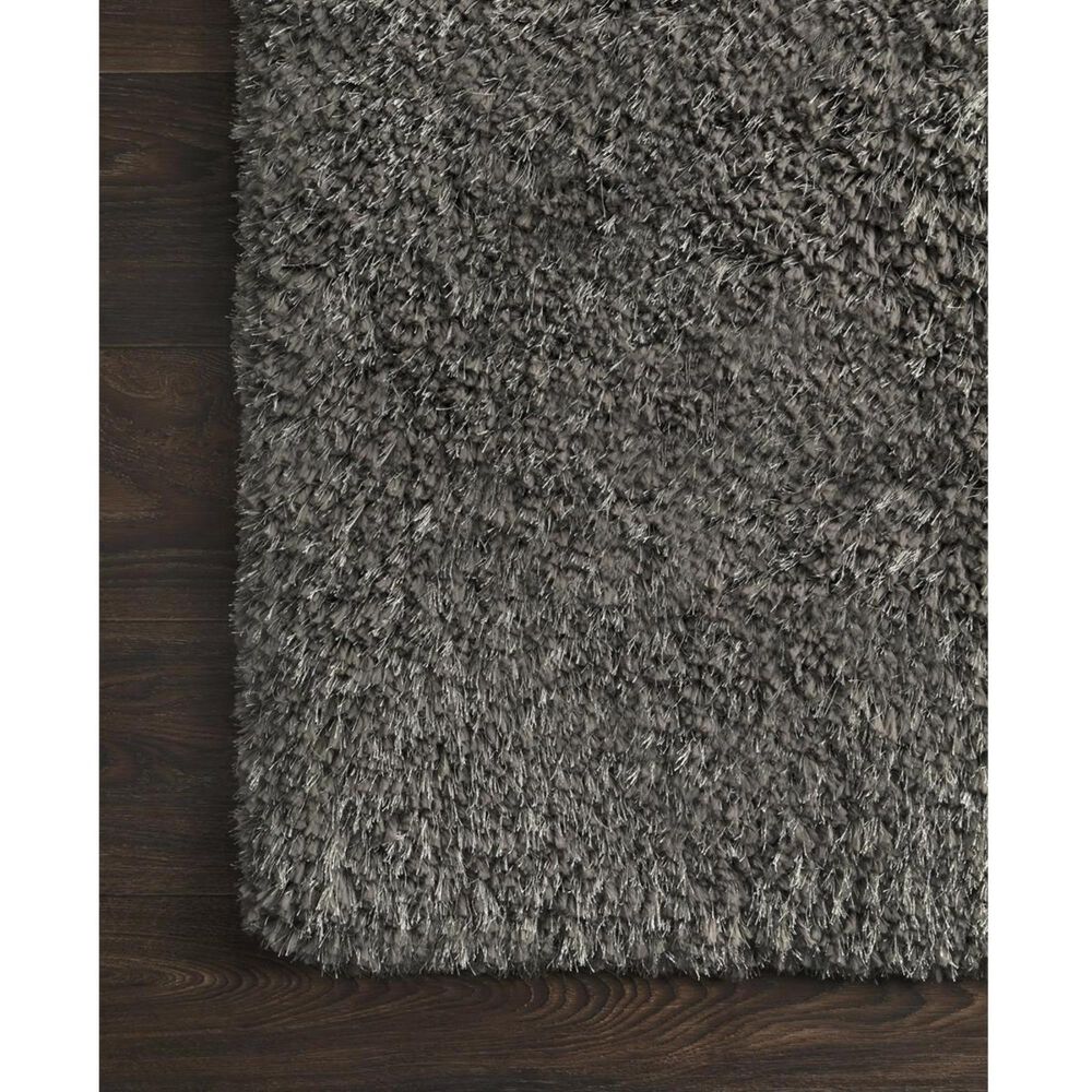Loloi II Milan MIL-01 2&#39;3&quot; x 3&#39;9&quot; Charcoal Runner, , large