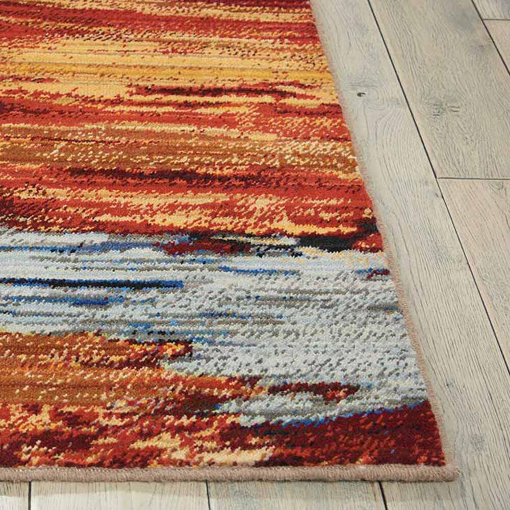 Nourison Chroma CRM04 7&#39;9&quot; x 9&#39;9&quot; Lava Flow Area Rug, , large