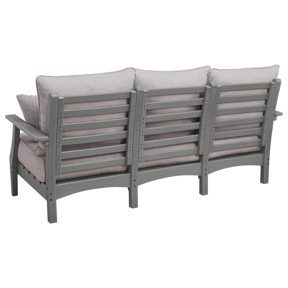 Ashley Cove Beach Outdoor Sofa with Cushion in Gray, , large
