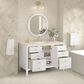 James Martin Vanities Myrrin 48" Vanity in Bright White with 3 cm Eternal Marfil Quartz Top, , large