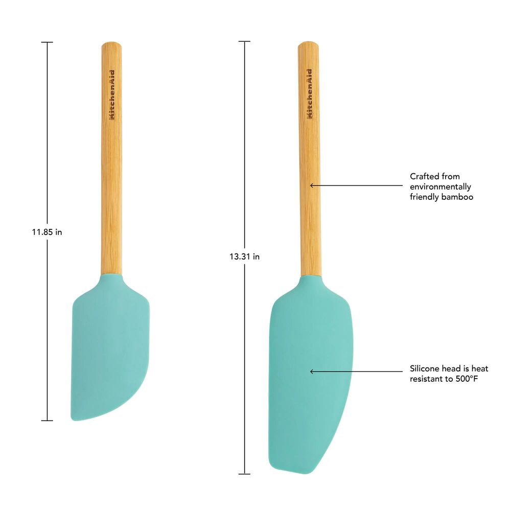 KitchenAid 2-Piece Spatula in Aqua Sky, , large