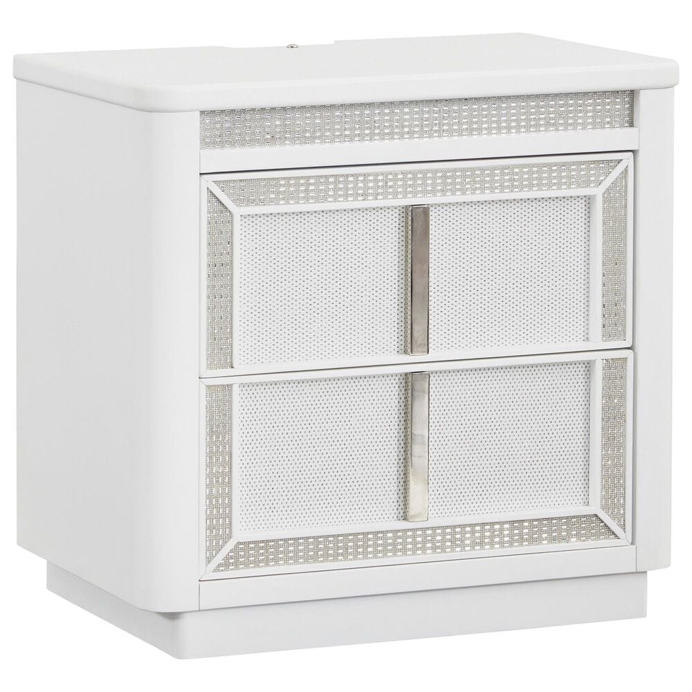 Millenium Chalanna 5-Piece Queen Bedroom Set in White Lacquer, , large