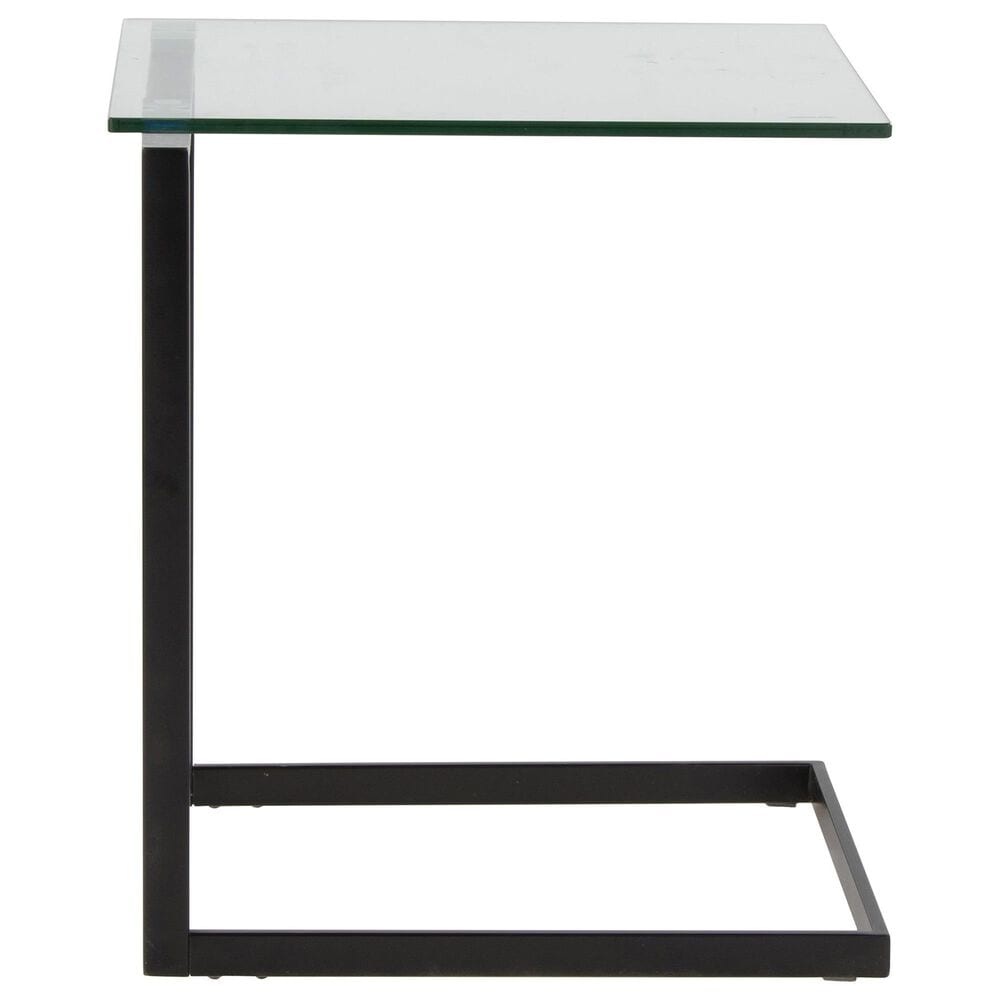 Lumisource Zenn End Table in Black and Clear, , large