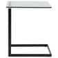 Lumisource Zenn End Table in Black and Clear, , large