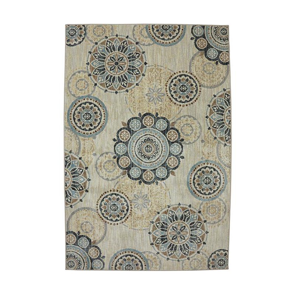 Karastan Euphoria Carron 90268-471 3'6" x 5'6" Sandstone Area Rug, , large